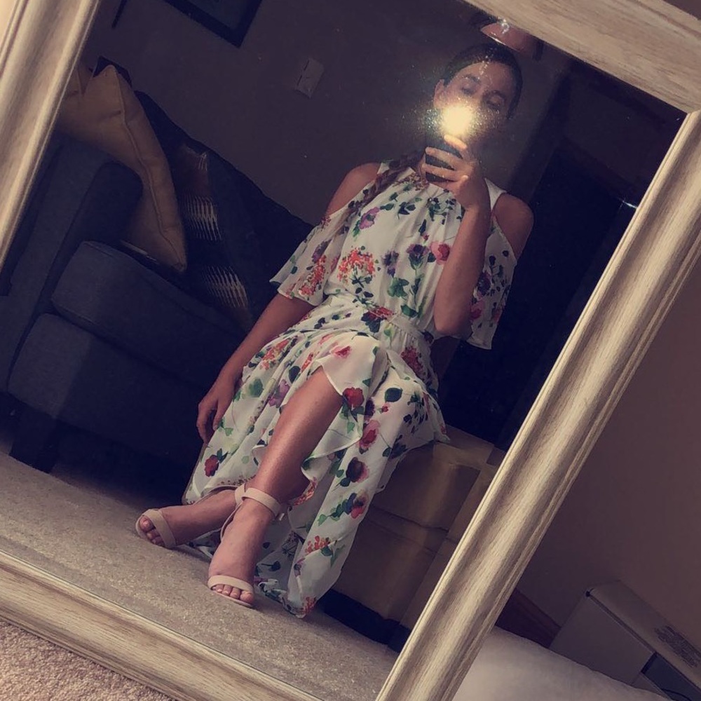 Calvin Klein floral dress NWOT